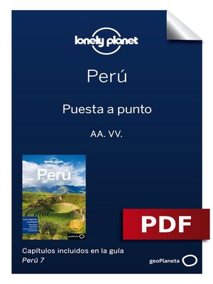 cover image of Perú 7_1. Preparación del viaje